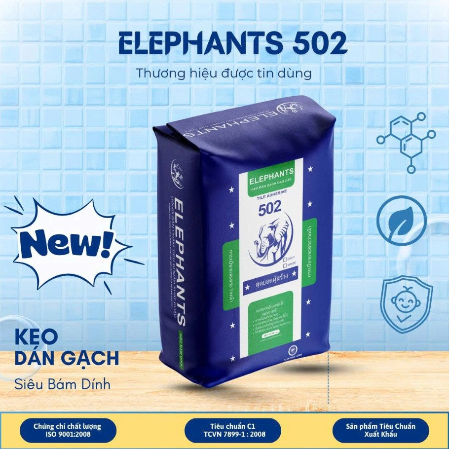Keo dán gạch ELEPHANTS 502 (GREEN)