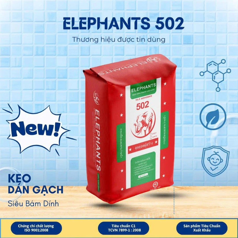 Keo dán gạch ELEPHANTS 502 (RED)